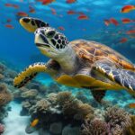 Endangered sea turtles