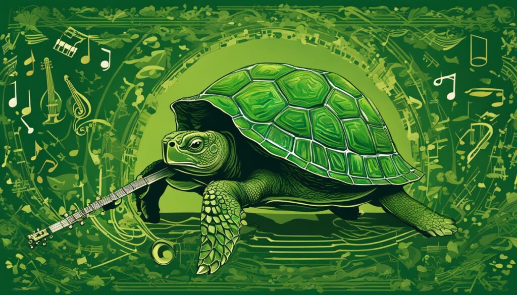 do turtles like  music