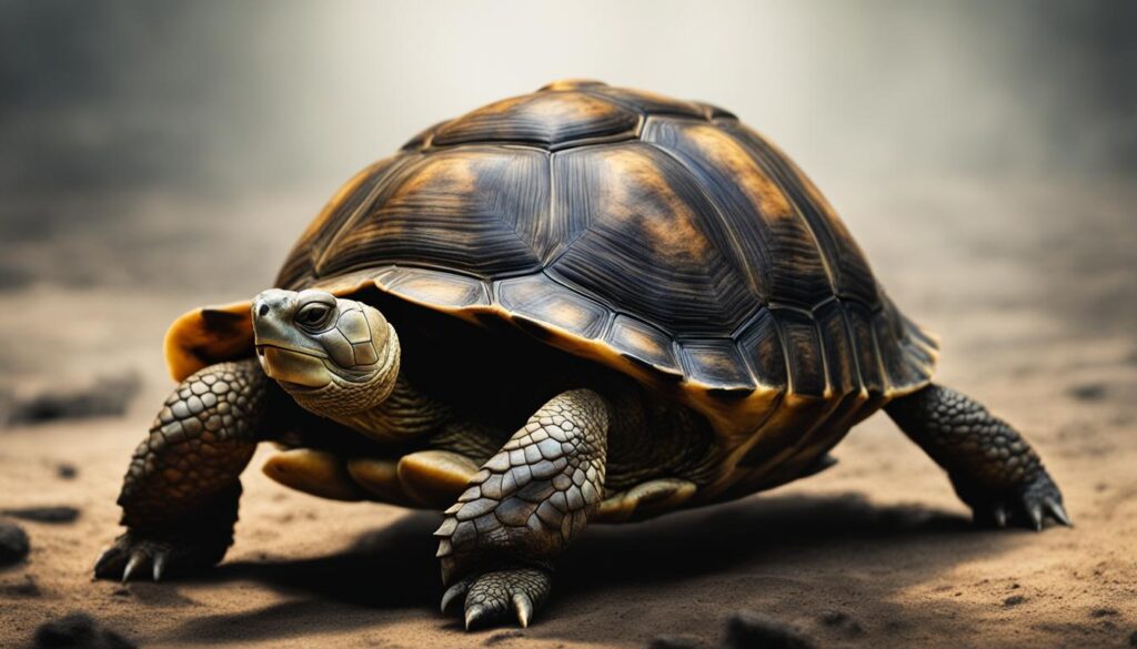 upside-down tortoise